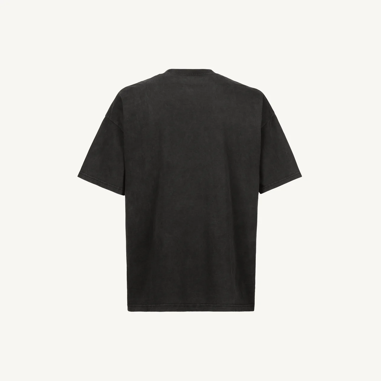 Oversized Tee — Washed Black back